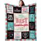 thumbnail image 1 of LHSHID Goddaughter Gifts Goddaughter Gifts from Godmother God Daughter Gifts from Godmother Gift for Goddaughter from Godfather Goddaughter Baptism Gifts 50x60in, 1 of 6