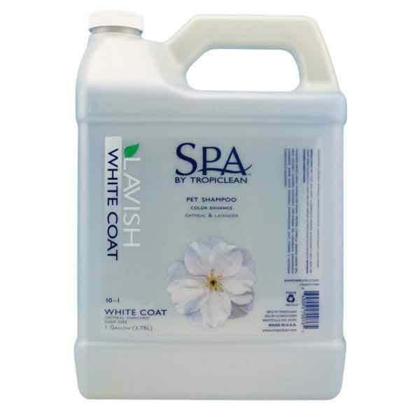 White Coat Dog Shampoo Concentrated Gallon Naturally Highlights Light