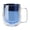 Blue, variant on Double Walled Glass Coffee Mugs with Handle, 8.8 Oz Colored Borosilicate Glass Cups for Hot Cold Beverages, Cappuccino, Latte and Tea