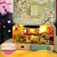 thumbnail image 3 of Casa de de temática miniatura en 3D creativa vintage muebles rompecabezas cumpleaños para Baoblaze Casa de muñecas artesanal, 3 of 8