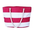 thumbnail image 3 of kkbbma Under $5 Beach Bags for Women Pool Bag Waterproof Sandproof Beach Bag Large Beach Swim Bag with Zipper Stripe Beach Bag Tote, 3 of 8