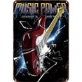 thumbnail image 1 of Placa Metal Vintage Guitarra Pintura Hierro Rectangular Arte Pared Bar 20x30cm, 1 of 9