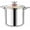 10 Quarts, variant on 4 Quart Tri-Ply Stainless Steel Stock Pot, 4 Qt Stockpot Pasta Cooking Pot with Visible Lid for Soup Vegetable, Induction Cookware for All Stoves, Sturdy & Double Handle, Dishwasher Safe