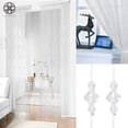 thumbnail image 3 of Luxtrada Crystal Beaded Curtain Tassel Curtain - Partition Door Curtain Beaded String Curtain Door Screen Panel Home Decor Divider Crystal Tassel Screen 100CMX200CM, 3 of 7