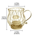 thumbnail image 3 of Cup Shaped Coffee Pod Holder Storage Rack For Counter Coffee Bar Collapsible Dish Drainer Baby Bottle Rack Dryer over The Sponge Holder Drying Rack Stainless Steel Rolling Rack for Dish Racks for, 3 of 4