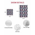 thumbnail image 7 of Easter Bunny Kitchen Dish Towels for Drying Dishes Set of 4, Colorful Eggs Spring Leaves Daisy Navy Blue Waffle Weave Microfiber Hand Tea Bathroom Towels Quick Dry & Absorbent Towel 15.7x23.6, 7 of 7