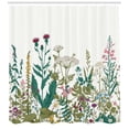 thumbnail image 3 of Ambesonne Flower Shower Curtain, Spring Garden Hydrangeas, 69"Wx75"L, Multicolor, 3 of 3