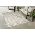 thumbnail image 2 of Mainstays 5' x 7' Gray Medallion Outdoor Rug, 2 of 9
