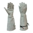 thumbnail image 1 of PU leather Pruning Gloves Heavy Duty Durable Adjustable Gauntlet Long Forearm Protection Professional work Gloves M, 1 of 8
