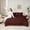 Red, variant on Feelyou Tribal Dragon Twin Bedding Sets 7pcs, Retro Western Damask Bedding Comforter Set