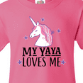 thumbnail image 4 of Inktastic My Yaya Loves Me Unicorn Youth T-Shirt, 4 of 5