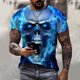 thumbnail image 1 of Camisetas De Verano Calavera Para Hombres/Mujeres Impresión 3d Personalidad Ropa Deportiva Harajuku Casual Tops Hombre De Gran Tamaño Top Tees Depangjing, 1 of 4