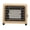 Khaki, variant on NFTIGB Portable Gas Heater Multifunctional Electronic Ignition Cassette Stove Heater for Outdoor Camping Travel 10.2 inches / 26 cm Green Compact Lightweight Warming Tool