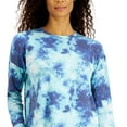 thumbnail image 2 of ID Ideology Womens Shades Tie Dyed Top Tie Dye Tartan Blue XL, 2 of 3