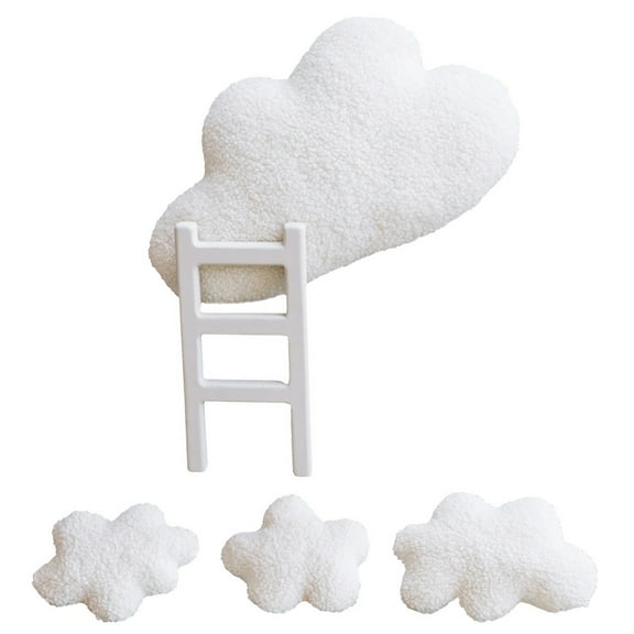 Newborns Photography Clouds Ladder Props Set Soft and Comfortable for Baby Photoshoots and Studio Pictures Taking
