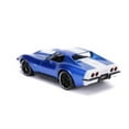 thumbnail image 5 of Big Time Muscle 1969 Chevy Corvette Stingray ZL1 Die-cast Car Blue White Stripes Play Vehicle(Selections May Vary), 5 of 11