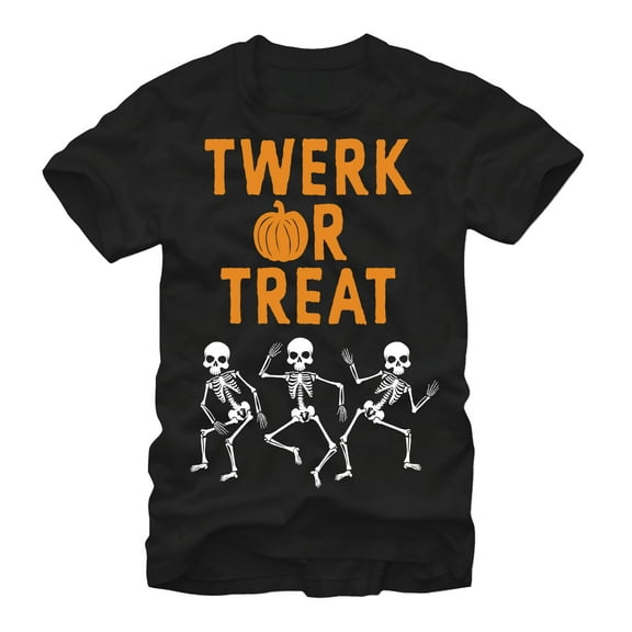 Men's Lost Gods Twerk or Treat  Graphic Tee Black X Large