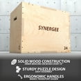 thumbnail image 4 of Synergee 3 in 1 Wood Plyometric Box for Jump Training and Conditioning 30/24/20, 4 of 7
