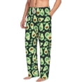 thumbnail image 6 of Salouo Avocado Heart Print Pajama Pants for Men, Lounge Pants Elastic Waistband Casual Men's sleepwear Loungewear Sleep Pajama Pant -X-Large, 6 of 7