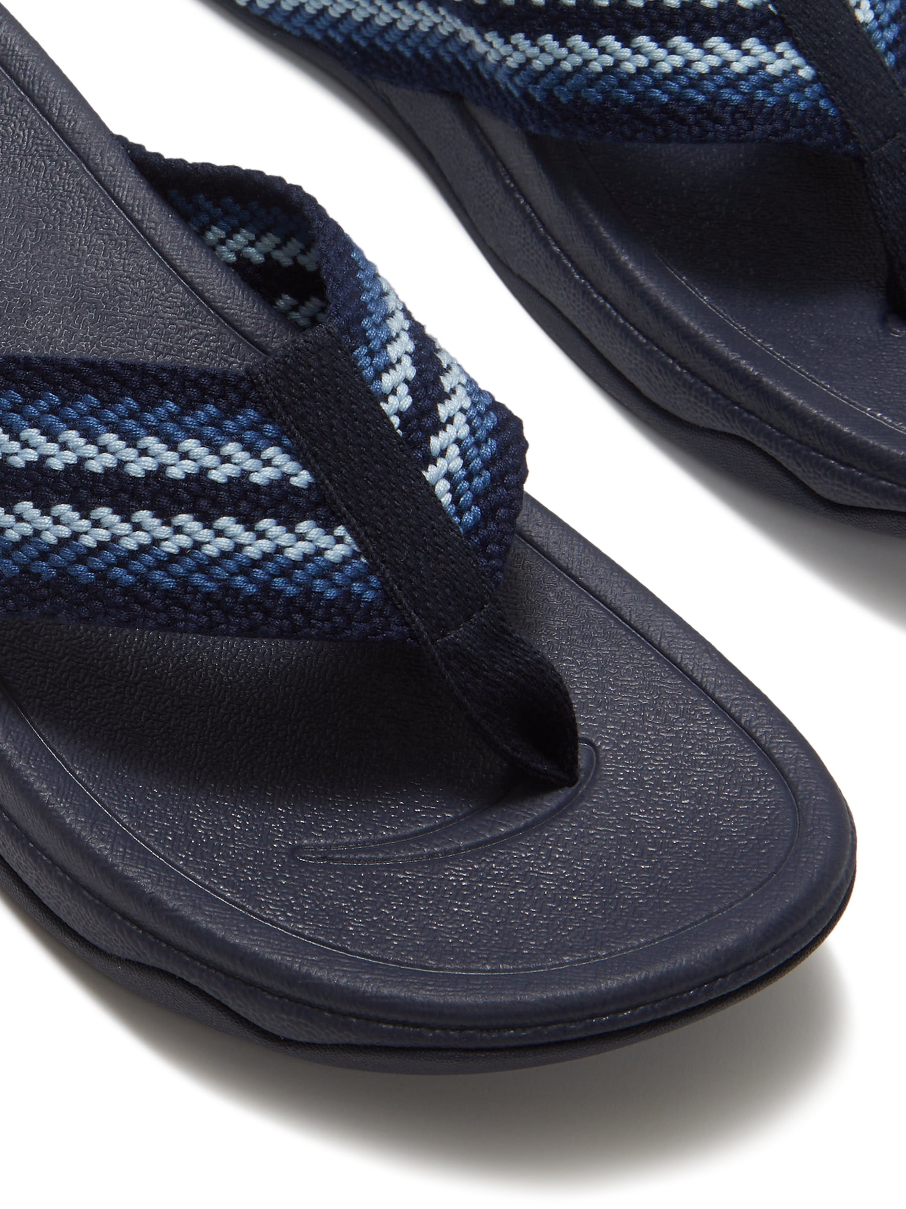 Fitflop Women's Surfa Stripe-Webbing Toe-Post Sandals