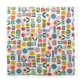 thumbnail image 2 of Yayeee Shower Curtain with Hooks 72"x72" Waterproof Fabric Bathroom Hanging Decor, Colorful Cartoon Flowers, 2 of 5