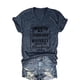 thumbnail image 1 of Camiseta informal de manga corta con estampado floral y cuello en V para mujer, 1 of 2