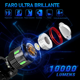 thumbnail image 2 of Lampara Led Recargable Potentes 100000 Lumen Con Luz Trasera Belug, Negro, 2 of 5