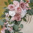 thumbnail image 6 of SHIMELE Artificial Flowers Valentine's Day Decorations Pink and White Chair Back Flowers for Wedding Table and Staircase Romantic Atmosphere, 6 of 6