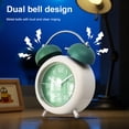 thumbnail image 2 of Reloj Despertador Con Doble Campana Creativo para Estudiantes Que Estudian, 2 of 9