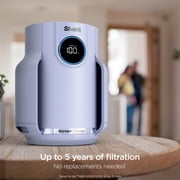 Shark NeverChange Air Purifier, Compact Pro, HEPA Filter, CleanSense IQ, Anti-Allergen, 250 Sq Ft, HP070 Lilac
