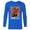 Navy, variant on Marvel Studios X-Men ’97 Gambit Retro Trading Card- Long Sleeve T-Shirt for Men - Customized-White