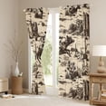 thumbnail image 3 of Homewish Vintage Cowgirl Cowboy Curtains Pack of 2 (42x84 Each) for Kids, Rustic Farmhouse Curtains Blackout, Western Horse Animal Bedroom Curtains, Curtains and Drapes Decor, 3 of 6