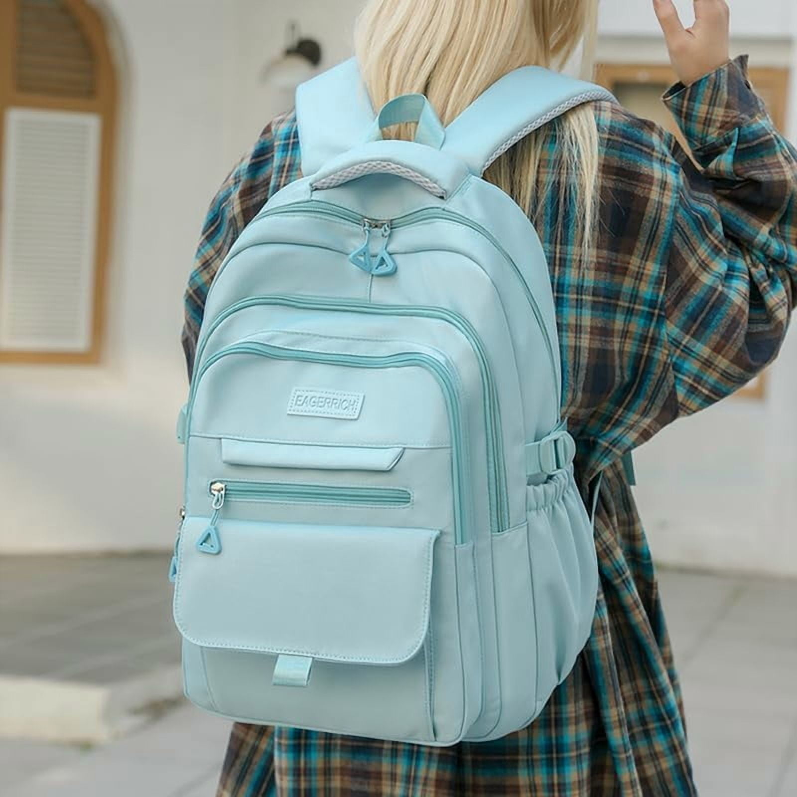 Cute Aesthetic Backpack Daypack for All Age Large Capacity Bags College Backpack Laptop Lightweight Bookbag Casual Travel Daypacks
