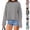Black, variant on Womens Striped Long Sleeve Shirt Y2k Spring Crewneck Vintage Tops Fall Winter Drop Shoulder Cute Preppy Pullover Yellow L