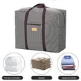 thumbnail image 4 of Bolsa de mano de gran capacidad engrosada de tela Oxford lavable Laklulu, bolsa de acabado móvil, 4 of 5