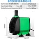 thumbnail image 4 of Bomba de agua sumergible Simple Deluxe 800 GPH para acuario, 4 of 7