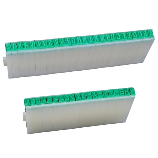 GUOOL Alphabet Letter Stamps Set Symbol Stamps Chinese Character Stamp for Card Making