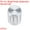 Silver Tone, variant on 5Pcs Aluminium Alloy Potentiometer Rotary Knob for 6mm Dia Hole Silver Tone
