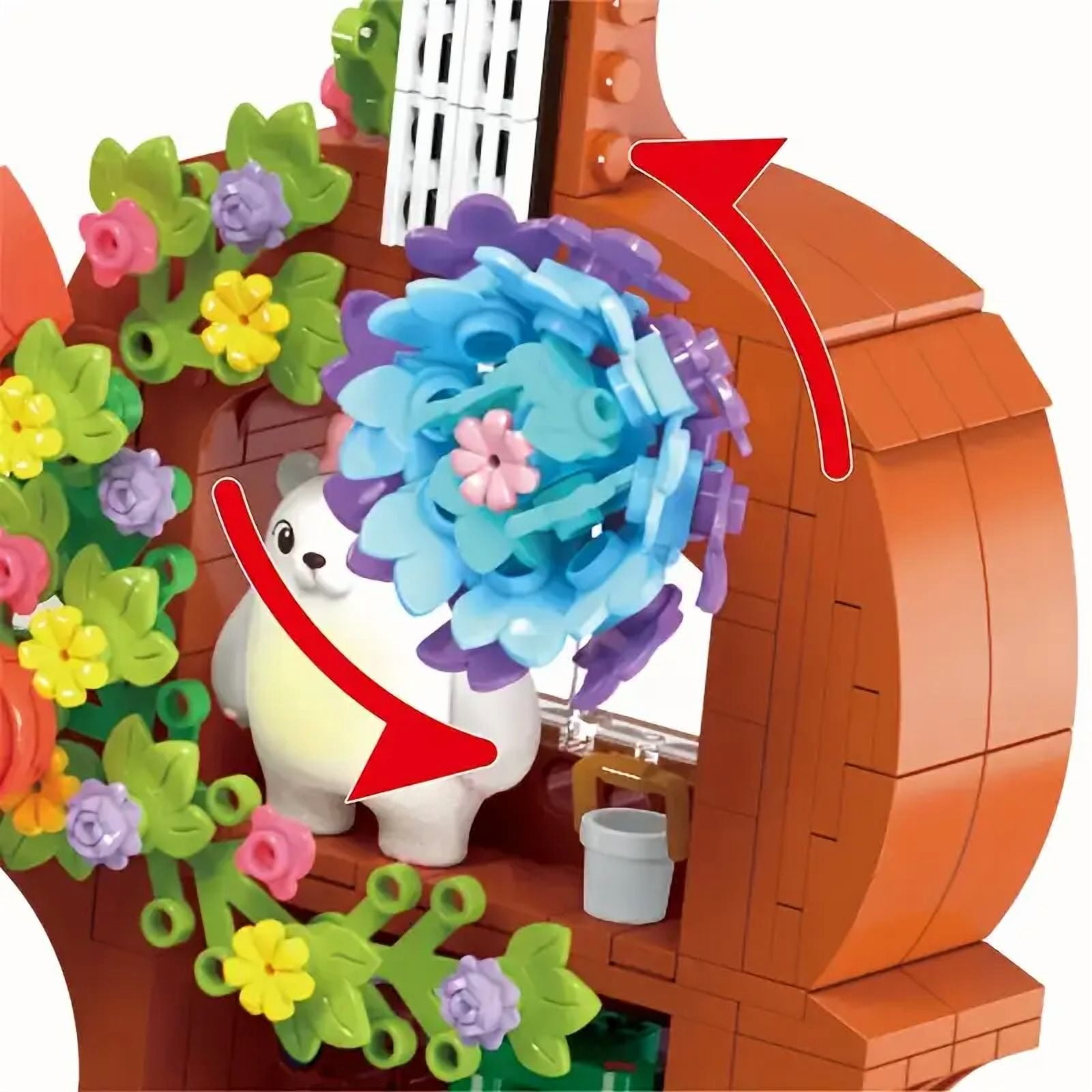 1000pcs Fantasy Violin Music Box Building Block Kit - Creative Instrument Model Set for Kids & Adults, DIY Musical Brick Toy with Functional Gears, Home Decor Gift