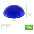 thumbnail image 2 of Achla Designs Crackle Glass Garden Toadstool Gazing Ball, Cobalt Blue, 2 of 5
