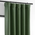 thumbnail image 3 of Half Price Drapes Pine Forest Green Bellino Textured Faux Linen Room Darkening Curtains For Bedroom & Living Room Curtains(1 Panel), Curtains 108 Inches Long, 50W X 108L, 3 of 12