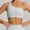 White, variant on AEXTO YOGA Butterluxe Womens One Shoulder Sports Bra - Sleeveless One Strap Low Impact Asymmetrical Workout Yoga Tops full chest sports bra