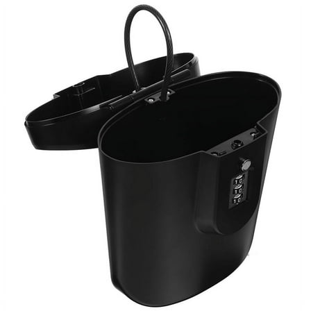 Portable Safe Lock Box Travel Mini Beach Security with Combination Waterproof Key