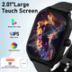 thumbnail image 2 of Reloj inteligente LAXASFIT H9 y H6 para responder llamadas, seguimiento de calorías, frecuencia cardíaca, monitoreo de oxígeno en sangre, reloj inteligente Bluetooth, 2 of 5