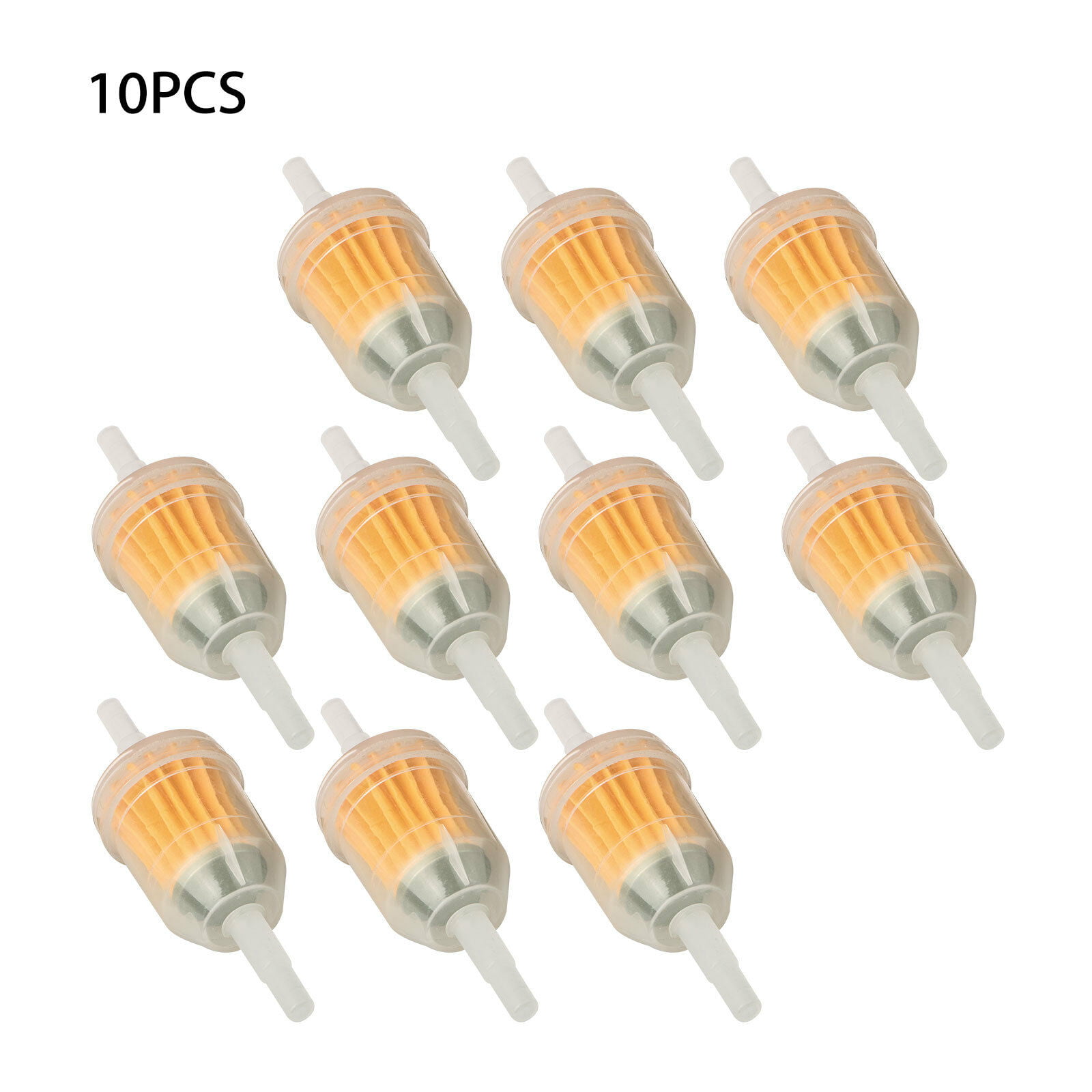10Pcs 1/4" 6mm/8mm Inline Gas Fuel Filter For Small Engine Lawn Mower  ATAUPLMN 