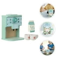 thumbnail image 4 of 1 Set Wooden Kitchen Coffee Maker Toy Kids Coffee Machine Role Play Kitchen Prop, 4 of 6