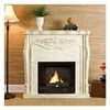 Kendall Electric Fireplace, Antique White