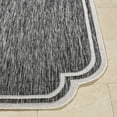 thumbnail image 3 of Livabliss Outdoor Rugs, 5x7 Miami Beach Traditional Black Area Rug for Patio, Porch, Deck, Backyard, Waterproof Indoor Outdoor Carpet (5'3" x 7'), 3 of 7