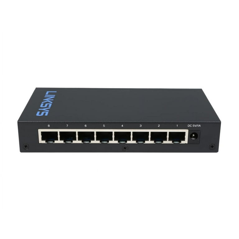 Linksys SE3008 8-Port Gigabit Ethernet Switch | Linksys: US