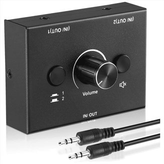 LYNEPAUAIO Speaker Switcher,Out Amplifier 2 8 Out Amplifier Box